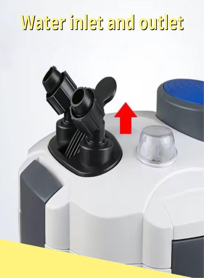 VAYINATO Sun-Sun HW-304 Canister Filter Spare in/Out Valve Connector - Durable Leak-Proof Top Tube Joint for Aquarium Filter | Easy Fit Replacement Part for Fresh & Saltwater Tanks - Image 5